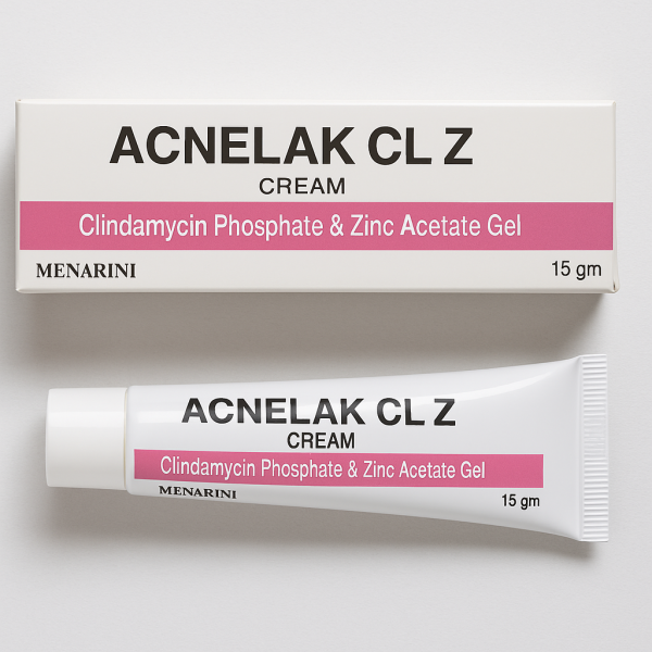 Acnelak CL Z Cream 15 gm Gel