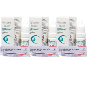 Careprost Combo Pack with A Ret Gel .1%