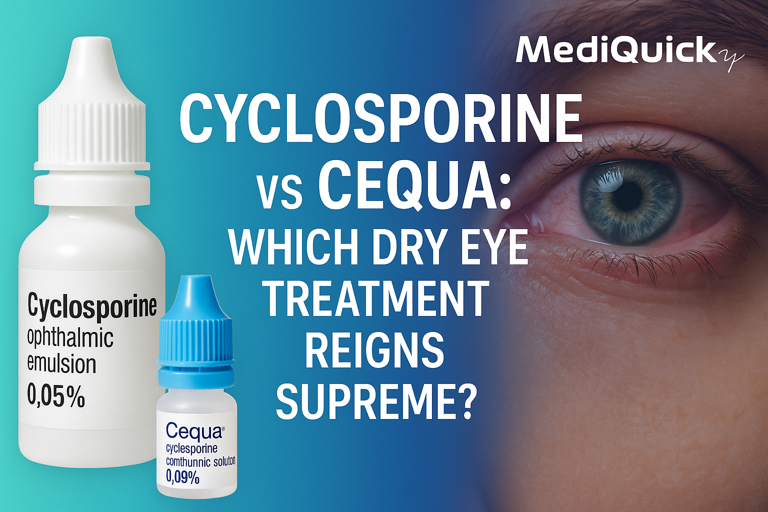 Cyclosporine vs Cequa: Which Dry Eye Treatment Reigns Supreme?