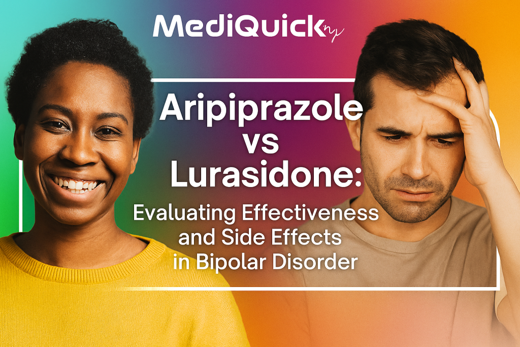 Aripiprazole vs Lurasidone: Evaluating Effectiveness and Side Effects in Bipolar Disorder.